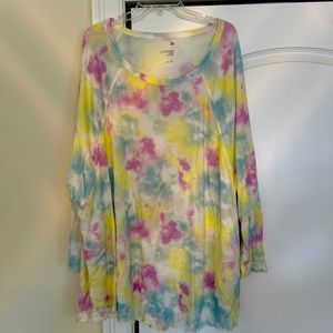 Plus Size oversized tie dye sweater - size 3X